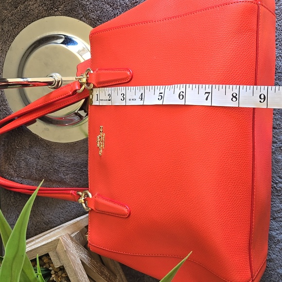 Coach Red Leather Women's Bag - Picture 14 of 15